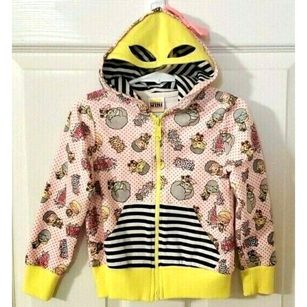 Harajuku Mini for Target 2T Girls Hero Zip Hoodie Jacket